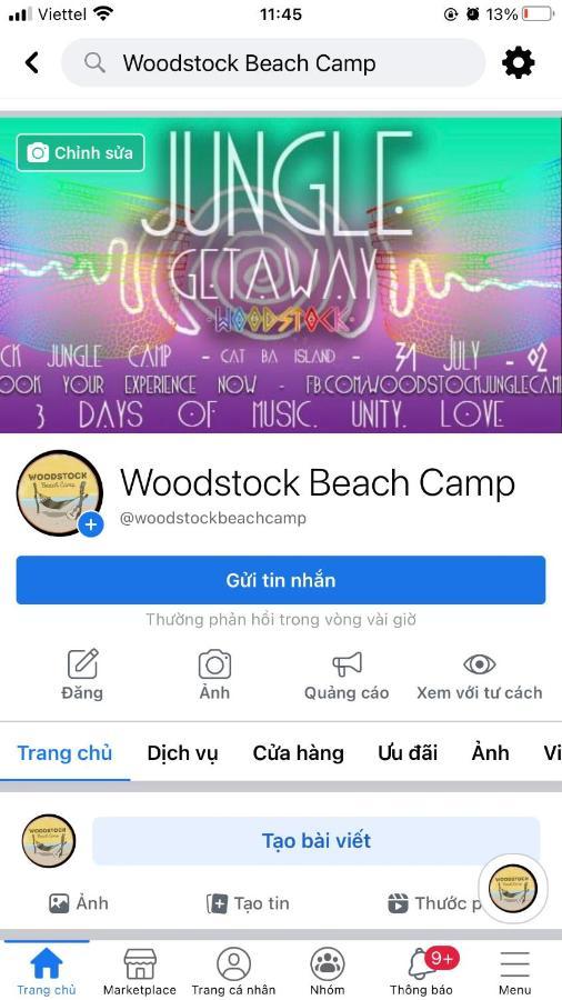 Woodstock Beach Camp Hien Hao Exteriör bild