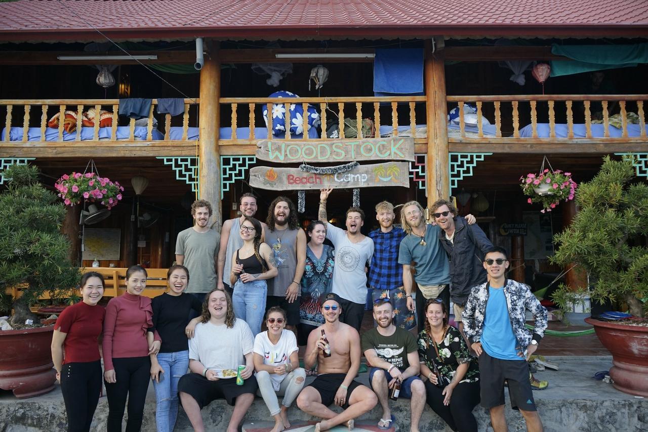 Woodstock Beach Camp Hien Hao Exteriör bild