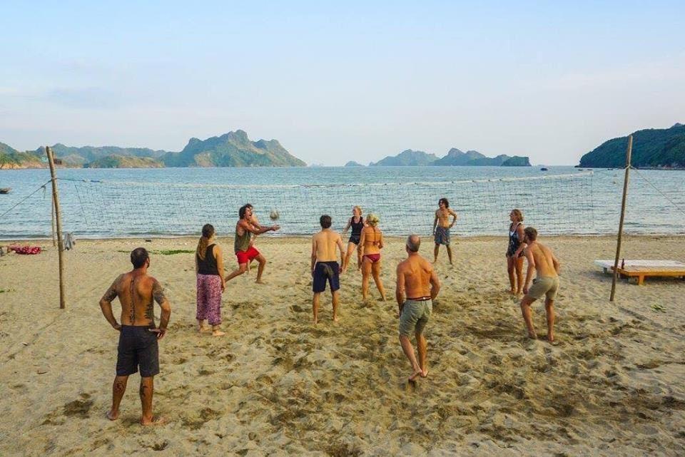 Woodstock Beach Camp Hien Hao Exteriör bild